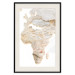 Poster Hot Continent - light wall texture in the shape of the African continent 131835 additionalThumb 19