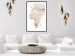 Poster Hot Continent - light wall texture in the shape of the African continent 131835 additionalThumb 18