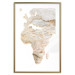 Poster Hot Continent - light wall texture in the shape of the African continent 131835 additionalThumb 16