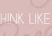 Canvas Print Act like a lady, think like a boss - a typographic composition with an inscription in English on a pink background 135535 additionalThumb 4