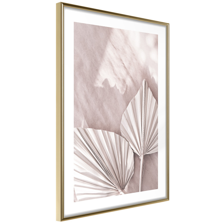 Wall Poster Hot Morning - a summer composition with white leaves in a scandi boho style 136535 additionalImage 4