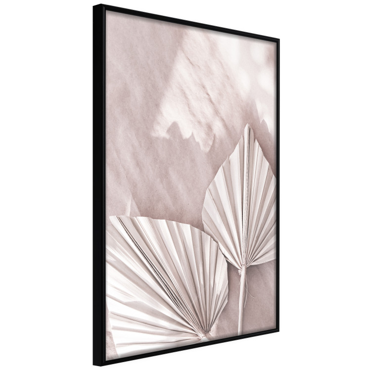 Wall Poster Hot Morning - a summer composition with white leaves in a scandi boho style 136535 additionalImage 7