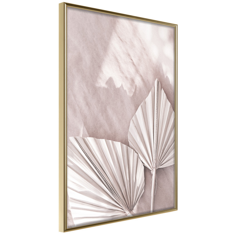 Wall Poster Hot Morning - a summer composition with white leaves in a scandi boho style 136535 additionalImage 4