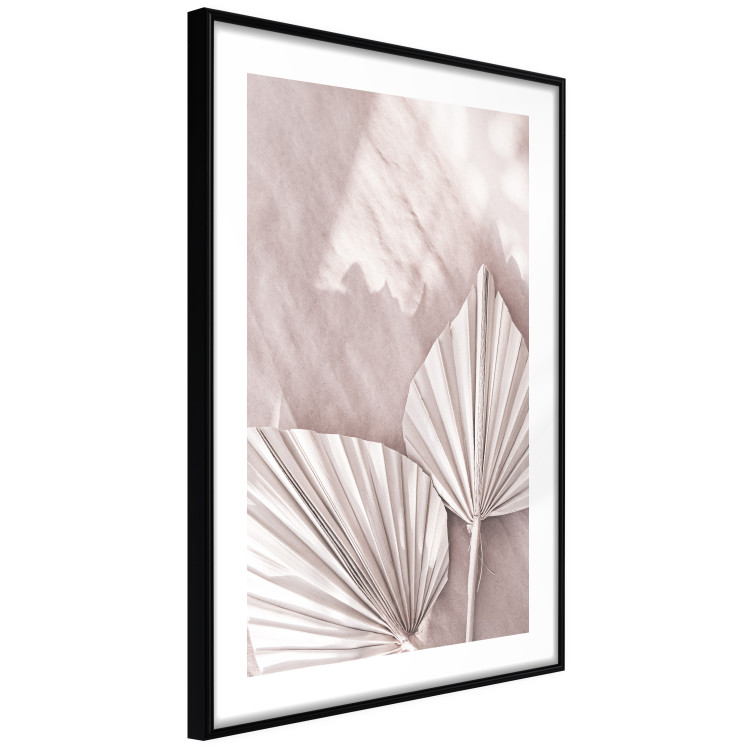 Wall Poster Hot Morning - a summer composition with white leaves in a scandi boho style 136535 additionalImage 5