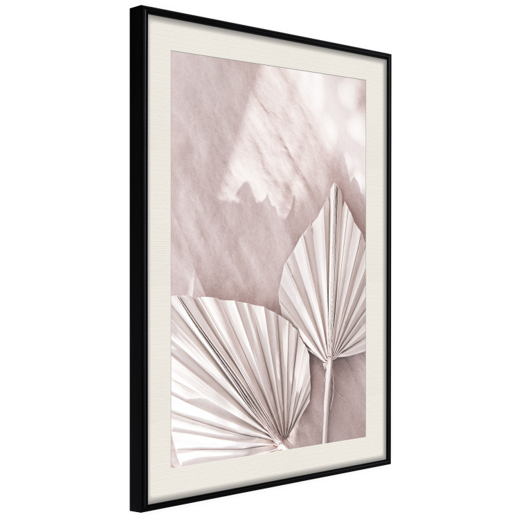 Wall Poster Hot Morning - a summer composition with white leaves in a scandi boho style 136535 additionalImage 3