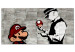 Large canvas print Banksy: Mario Bros II [Large Format] 137535