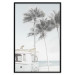 Wall Poster Surfer's Time - landscape of tropical trees and beach against the sea 137835 additionalThumb 16