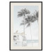 Wall Poster Surfer's Time - landscape of tropical trees and beach against the sea 137835 additionalThumb 22