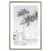 Wall Poster Surfer's Time - landscape of tropical trees and beach against the sea 137835 additionalThumb 17