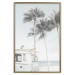 Wall Poster Surfer's Time - landscape of tropical trees and beach against the sea 137835 additionalThumb 21