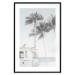 Wall Poster Surfer's Time - landscape of tropical trees and beach against the sea 137835 additionalThumb 17