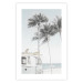 Wall Poster Surfer's Time - landscape of tropical trees and beach against the sea 137835 additionalThumb 19
