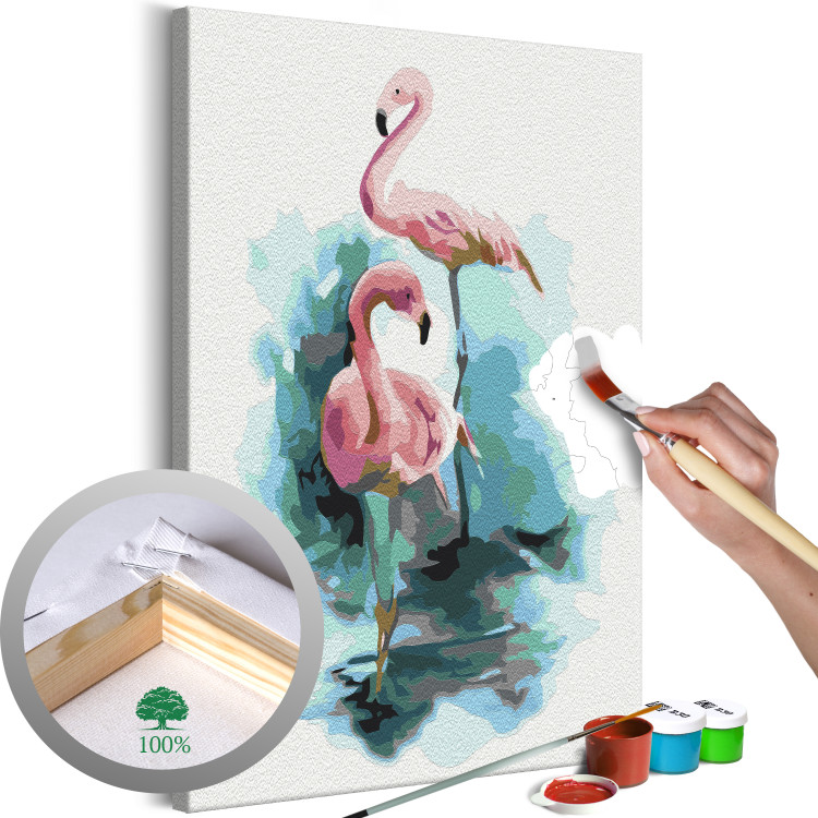 Paint by number Two Flamingos 138435