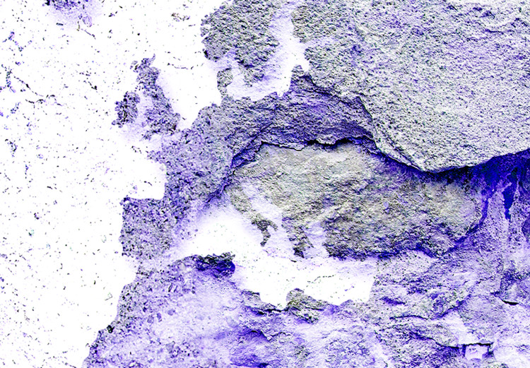 Canvas Purple Map (1-piece) Wide - world map on brick background 138835 additionalImage 5