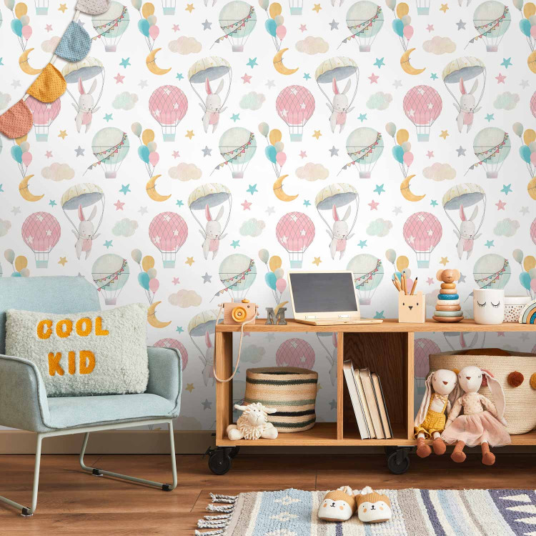 Modern Wallpaper Bunny and Balloon 142735 additionalImage 8
