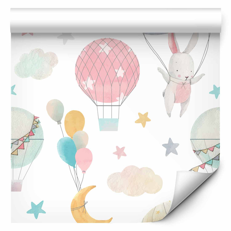Modern Wallpaper Bunny and Balloon 142735 additionalImage 1
