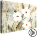 Canvas Print Dose of Nature (1-piece) wide - white wildflowers in retro style 145135 additionalThumb 6