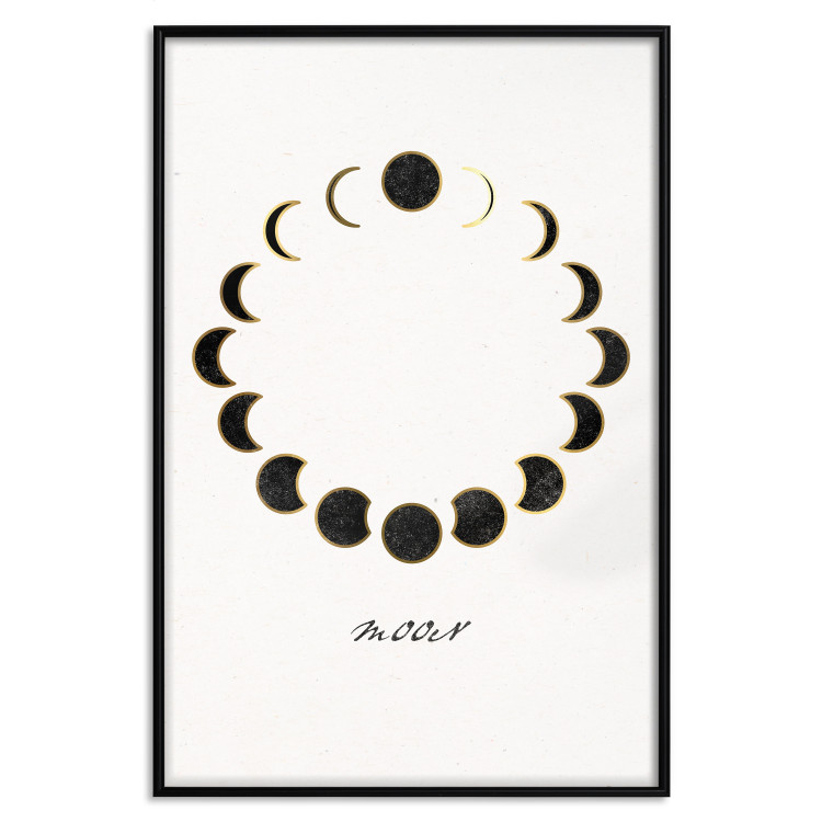 Wall Poster Moon Phases - Minimalist Journey of a Celestial Body 146135 additionalImage 16