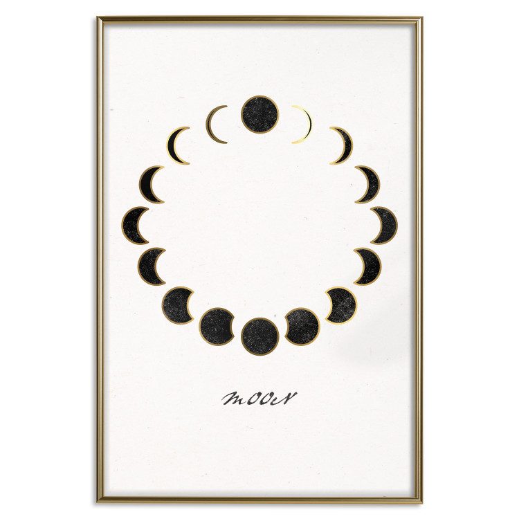 Wall Poster Moon Phases - Minimalist Journey of a Celestial Body 146135 additionalImage 18