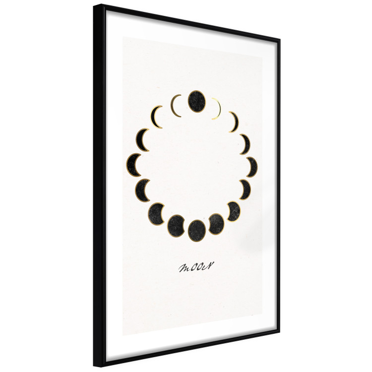 Wall Poster Moon Phases - Minimalist Journey of a Celestial Body 146135 additionalImage 7