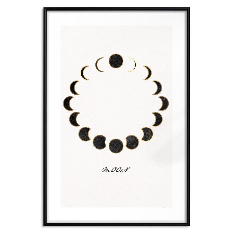 Wall Poster Moon Phases - Minimalist Journey of a Celestial Body 146135 additionalImage 19