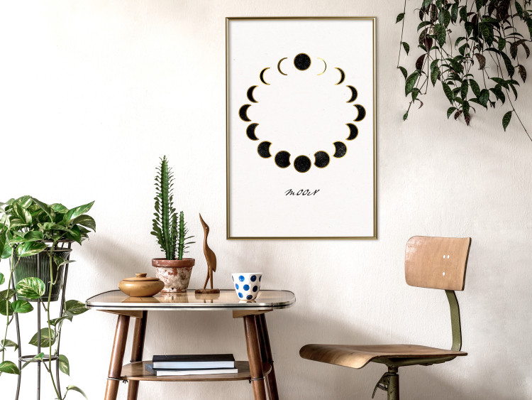 Wall Poster Moon Phases - Minimalist Journey of a Celestial Body 146135 additionalImage 14