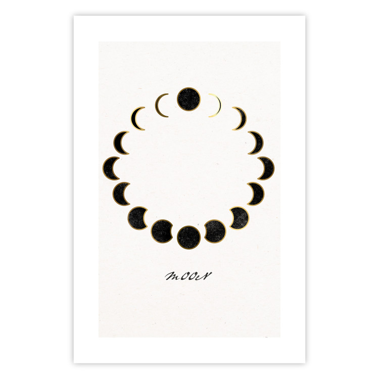 Wall Poster Moon Phases - Minimalist Journey of a Celestial Body 146135 additionalImage 17