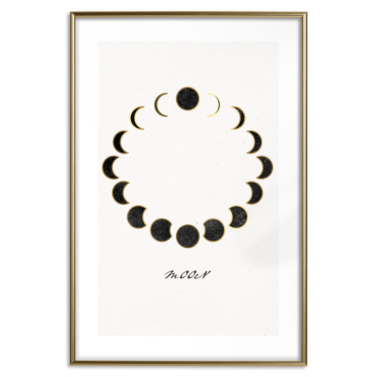 Wall Poster Moon Phases - Minimalist Journey of a Celestial Body 146135 additionalImage 20
