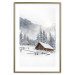 Wall Poster Winter Morning - Sunrise Landscape Over the Mountains, a Cottage and a Forest 148435 additionalThumb 25