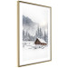 Wall Poster Winter Morning - Sunrise Landscape Over the Mountains, a Cottage and a Forest 148435 additionalThumb 7