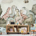 Wall Mural Dinosaurs for Children - Jurassic World in Pastel Colors 149235 additionalThumb 8