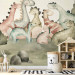 Wall Mural Dinosaurs for Children - Jurassic World in Pastel Colors 149235 additionalThumb 6