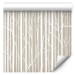 Wallpaper Forest Pattern - White Tree Trunks and Branches on a Beige Background 150035 additionalThumb 6