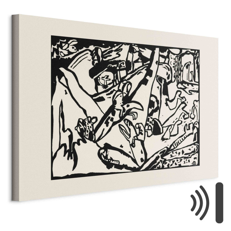 Reproduction Painting Composition II - A Monochromatic Composition by Kandinsky 151635 additionalImage 8