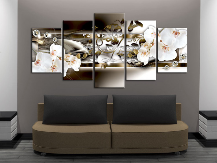 Canvas Art Print Copper waves 50135 additionalImage 3