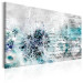 Canvas Art Print Winter Stationery (1-piece) - Abstraction with Dandelions and Quotes 105745 additionalThumb 2