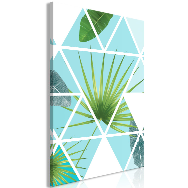 Canvas Print Geometric Palm (1 Part) Vertical 113945 additionalImage 2