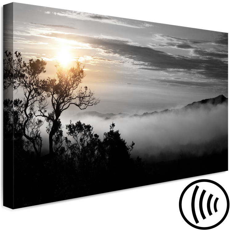 Canvas Art Print Misty Morning (1-part) - Landscape of Cloudy Sunrise 117245 additionalImage 6