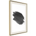 Wall Poster Black Paint - simple black and white composition with a watercolor splash 117345 additionalThumb 2
