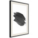 Wall Poster Black Paint - simple black and white composition with a watercolor splash 117345 additionalThumb 3