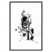 Poster Naughty Thoughts - black patterns in an abstract motif on a white background 122745 additionalThumb 17