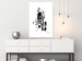 Poster Naughty Thoughts - black patterns in an abstract motif on a white background 122745 additionalThumb 2