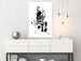 Poster Naughty Thoughts - black patterns in an abstract motif on a white background 122745 additionalThumb 19