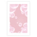 Poster Subtle Breeze - shiny soap bubbles flying on a pink background 122945 additionalThumb 19