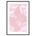 Poster Subtle Breeze - shiny soap bubbles flying on a pink background 122945 additionalThumb 15