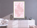 Poster Subtle Breeze - shiny soap bubbles flying on a pink background 122945 additionalThumb 13