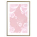 Poster Subtle Breeze - shiny soap bubbles flying on a pink background 122945 additionalThumb 14