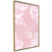Poster Subtle Breeze - shiny soap bubbles flying on a pink background 122945 additionalThumb 12