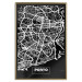 Wall Poster Negative Map: Porto - black and white city map in Portugal 123045 additionalThumb 20