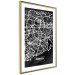 Wall Poster Negative Map: Porto - black and white city map in Portugal 123045 additionalThumb 6